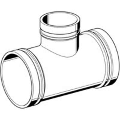T-stykke reduceret malet