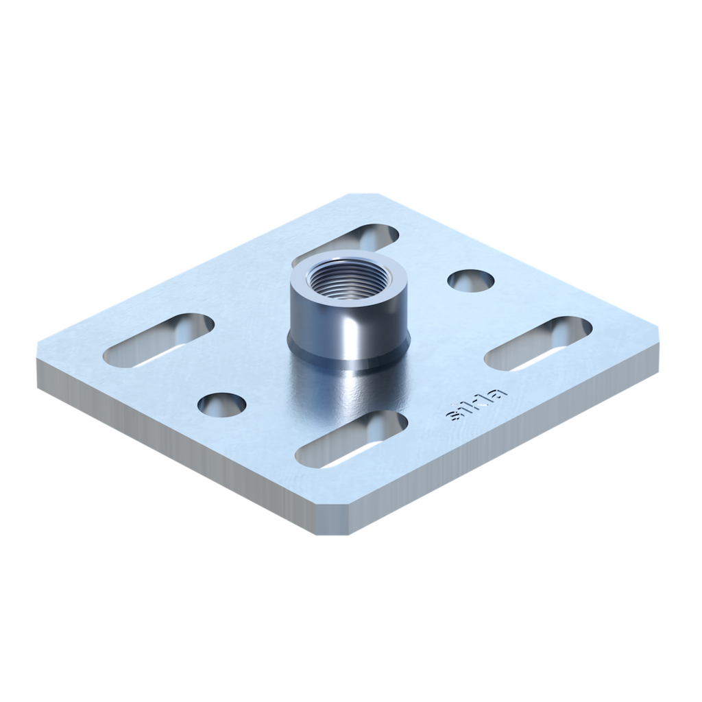 Grundflange GPL F 100 ST - ½"