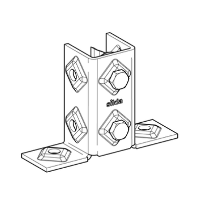 Angle Connector EV CC 41-2 W HCP