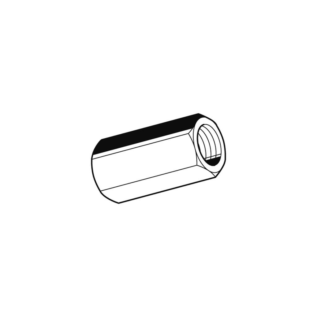 Adapter AD f/f til rørbæringer Varmgalvaniseret