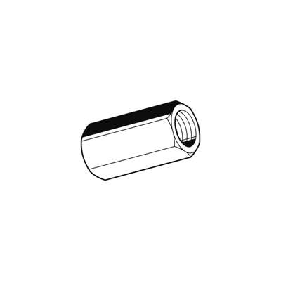 Adapter AD f/f til rørbæringer Varmgalvaniseret