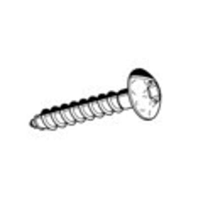Torx skrue fransk gevind med 16 mm. hoved