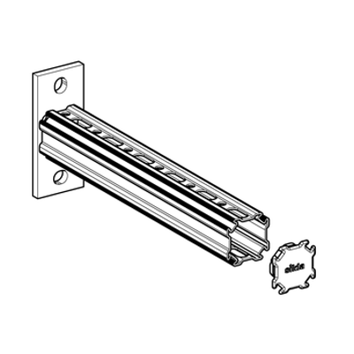 Skinnekonsol AK 46-P - 200