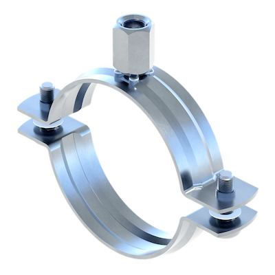 Duo Rørbøjle SRS u/ gummi Rustfri A4
