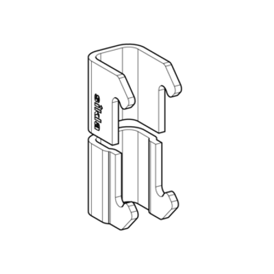 Skinne clip M12
