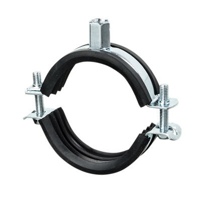 Scanclamp Rørbøjle m/ gummi Rustfri A4