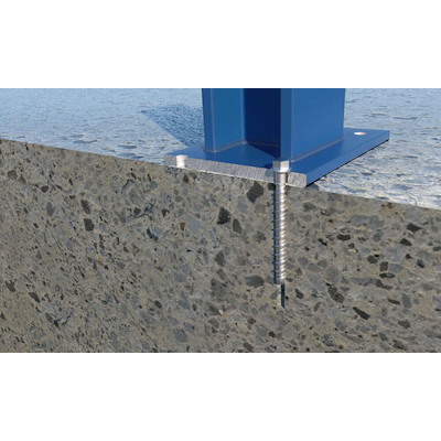 Betonskrue m/ sekskanthoved TFE