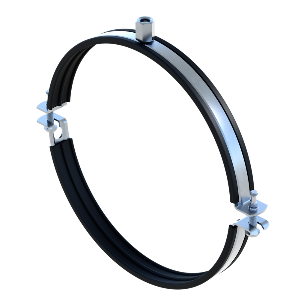 Ventilationsrørbøjler PLU 2G-N m/ gummi