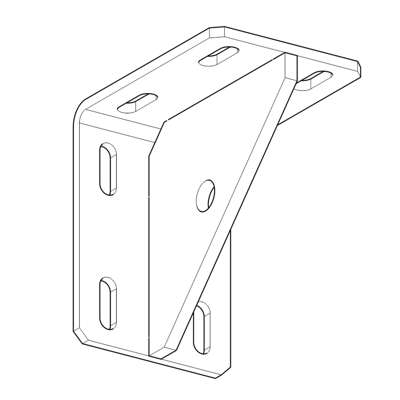 Hjørnebeslag WD F 100