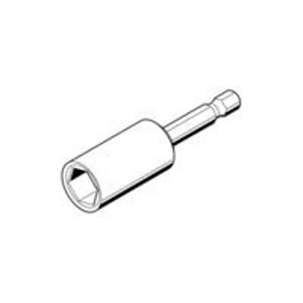 Top med 1/4" 6-kant