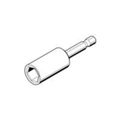 Top med 1/4" 6-kant