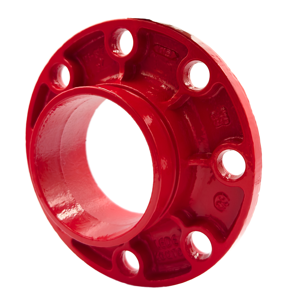 Flange m/ rør PN 16 malet