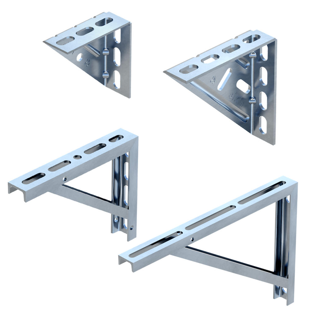Vinkelkonsol varmgalvaniseret
