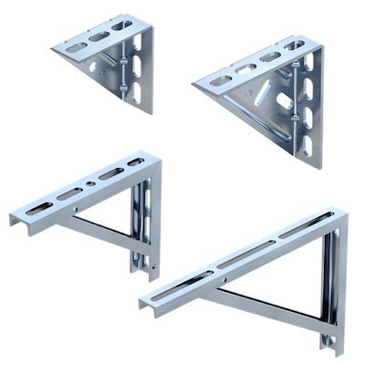 Vinkelkonsol varmgalvaniseret