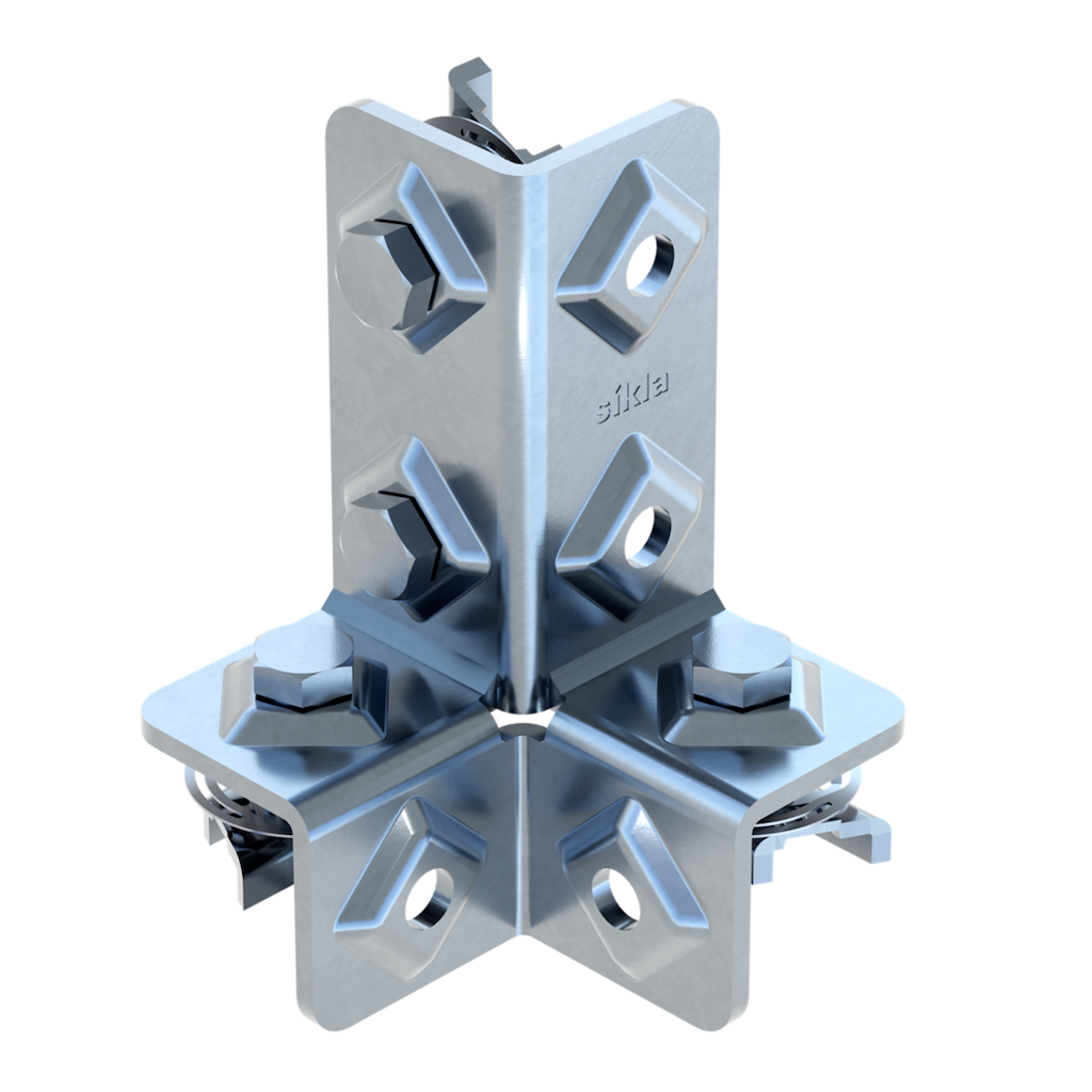 Hjørneplade EV CC 41-5 Varmgalvaniseret