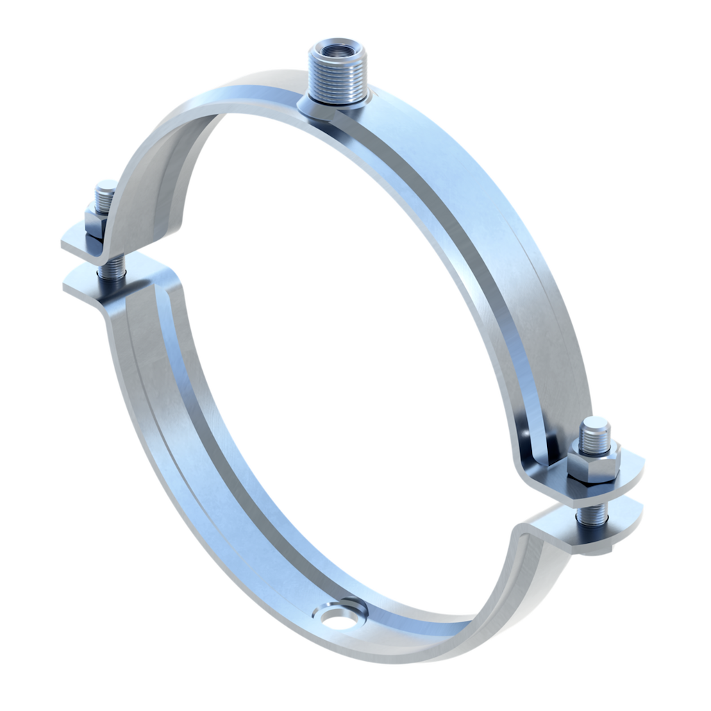 Rørbøjle Stabil D-3G u/ gummi Varmgalvaniseret