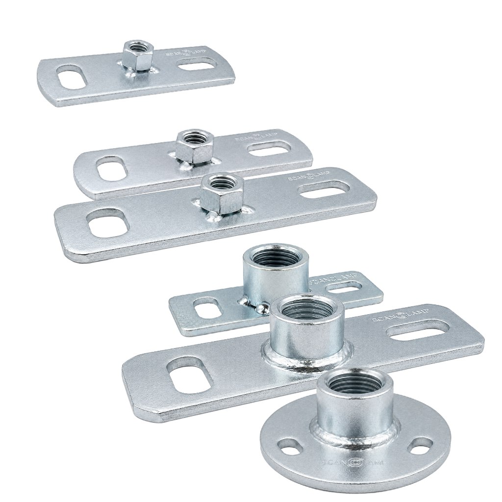 Scanclamp grundflange