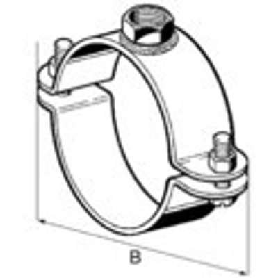 Rørbøjle 1/2" muffe U/G A4