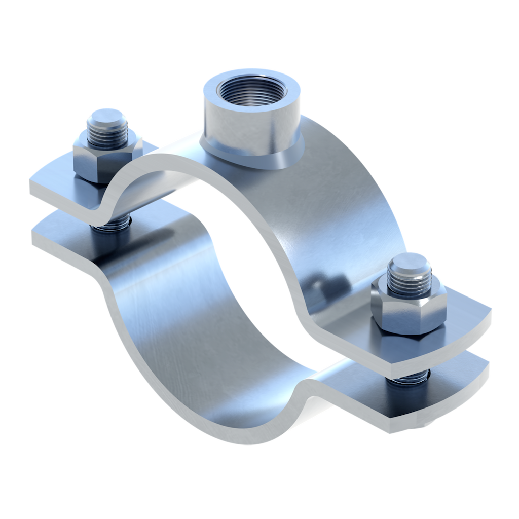 Rørbøjle Stabil I-½" Rustfri A4