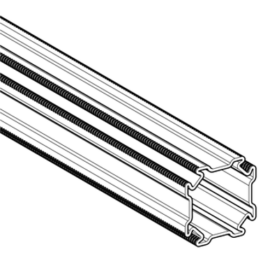 Montageskinne PRO 46 m/hul - 6M