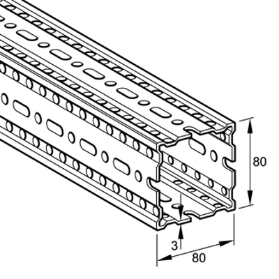 Framo TP F 80 - Varmgalvaniseret - 6 meter