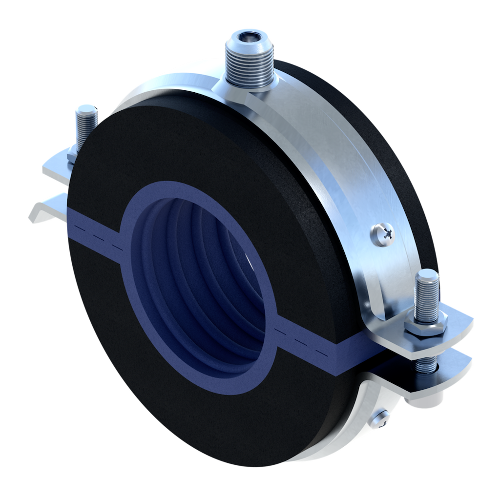 Kølebæring SKS med lyddæmpning, 20-60 mm. iso.