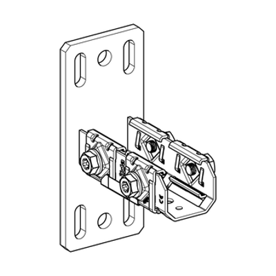 Skinne adaptor MPA F 100 - 46