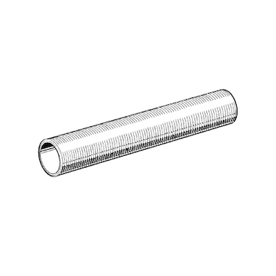 Gevindrør ½" Varmgalvaniseret