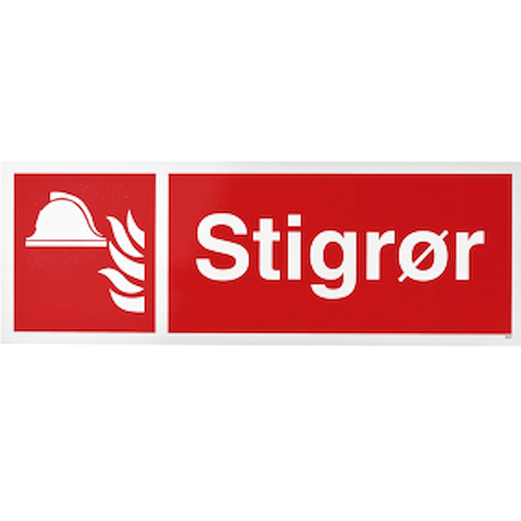 Stigrør skilt