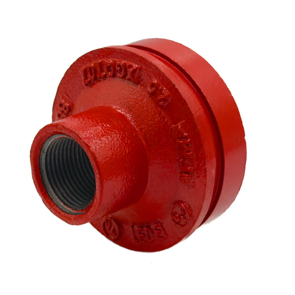 Reduktion rillet/gevind malet