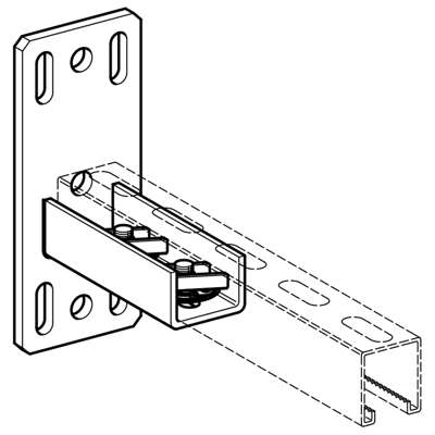 Skinne adaptor SA F 100-41