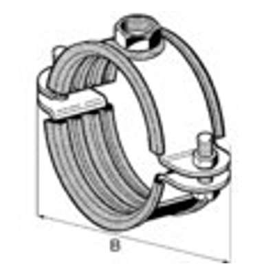 Rørbøjle 1/2" muffe M/G A4