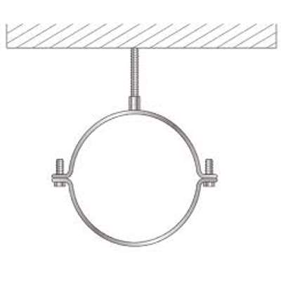Ventilationsrørbøjler M8/M10 U/Gummi DS 428.4