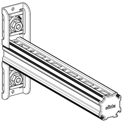 Skinnekonsol AK CC 46-P - 800